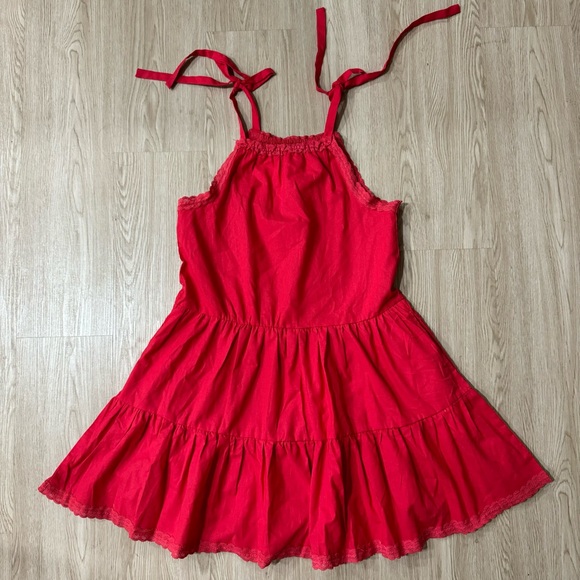 Pinkblush lace trim tiered dress nwot - Picture 6 of 6